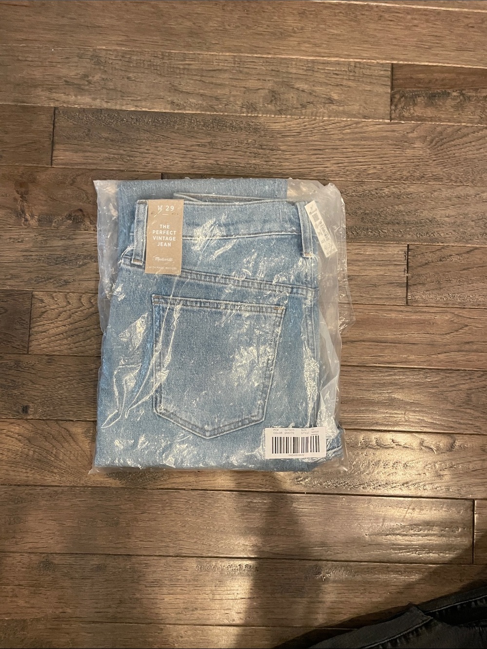 Madewell Light Wash Straight Leg Jeans